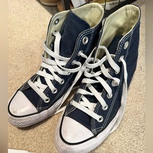 Navy converse